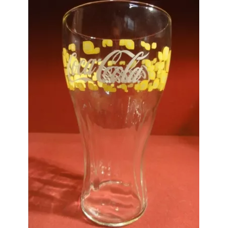 1 VERRE COCA-COLA SERIE  JAUNE 