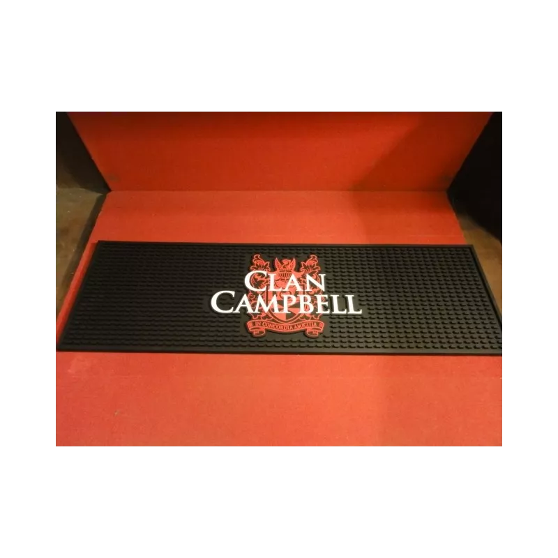 1 TAPIS DE BAR EGOUTTOIR CLAN CAMPBELL