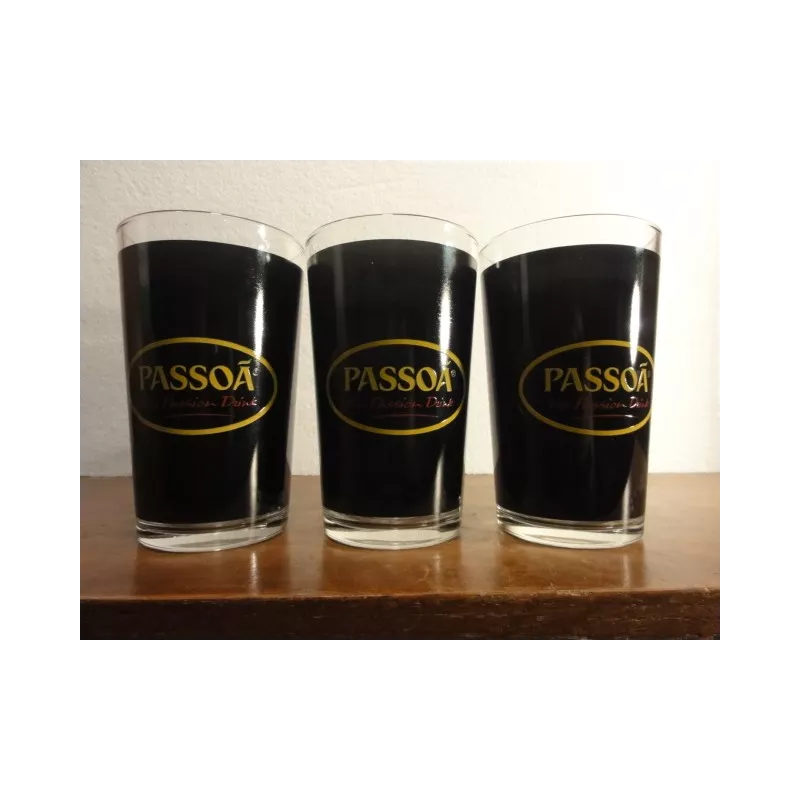 3 VERRES PASSOA 