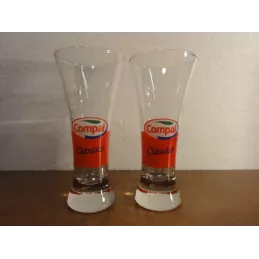 DEUX VERRES  COMPAL  CLASSICO