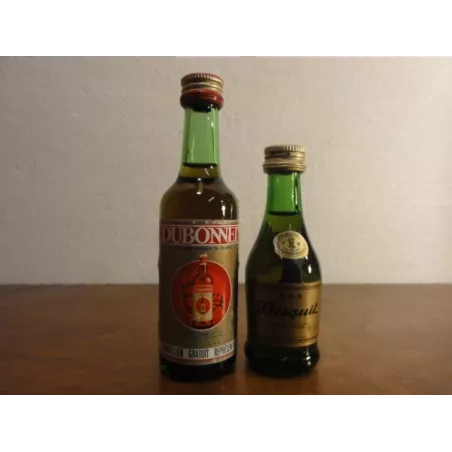 DEUX MIGNONNETTES DUBONNET + COGNAC