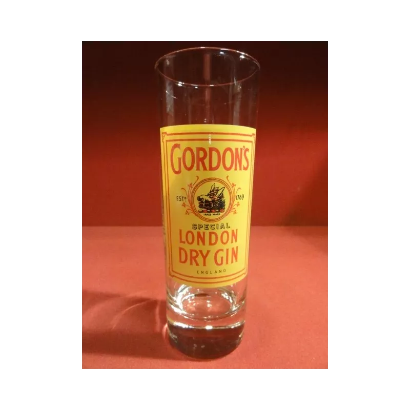 6 VERRES  GIN GORDON'S