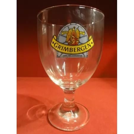 6 VERRES GRIMBERGEN 50CL LOGO BLEU 