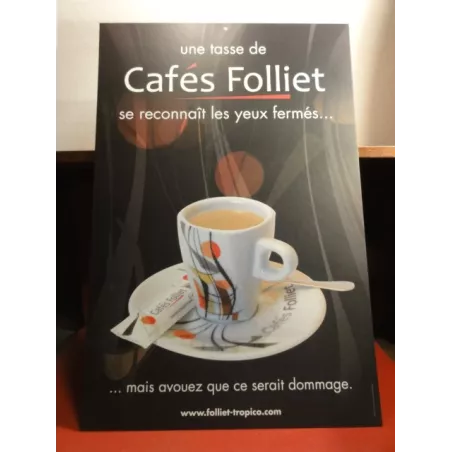 1 CARTON  CAFE   FOLLIET  60 X 40