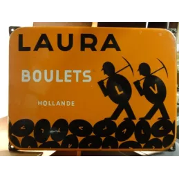 1 PLAQUE EMAILLEE  BOULETS  LAURA 