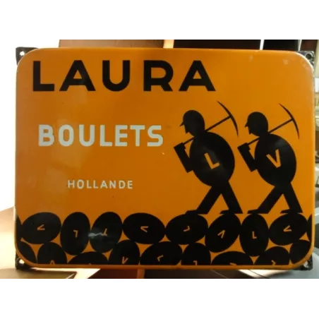 1 PLAQUE EMAILLEE  BOULETS  LAURA 