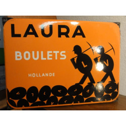 1 PLAQUE EMAILLEE  BOULETS  LAURA 