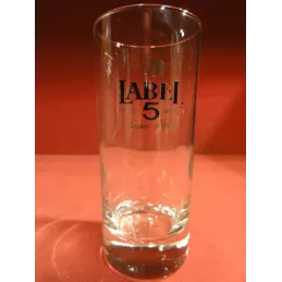 6 VERRES WHISKY  LABEL 5 HT 13 CM