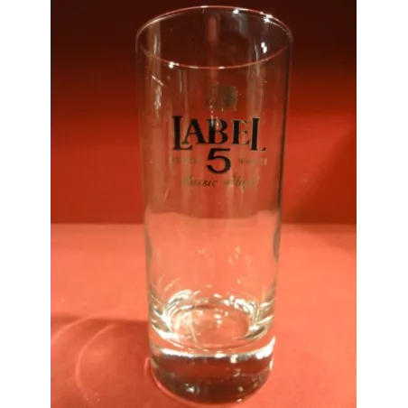 6 VERRES WHISKY  LABEL 5 HT 13 CM