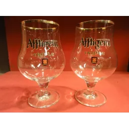 DEUX VERRES AFFLIGEM TRIPLE  50CL