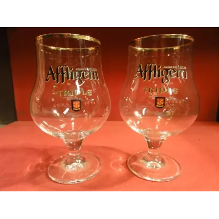 DEUX VERRES AFFLIGEM TRIPLE  50CL