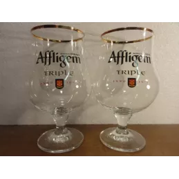 DEUX VERRES AFFLIGEM TRIPLE  50CL