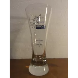 6 VERRES BERGER BLANC  MAURESQUE 