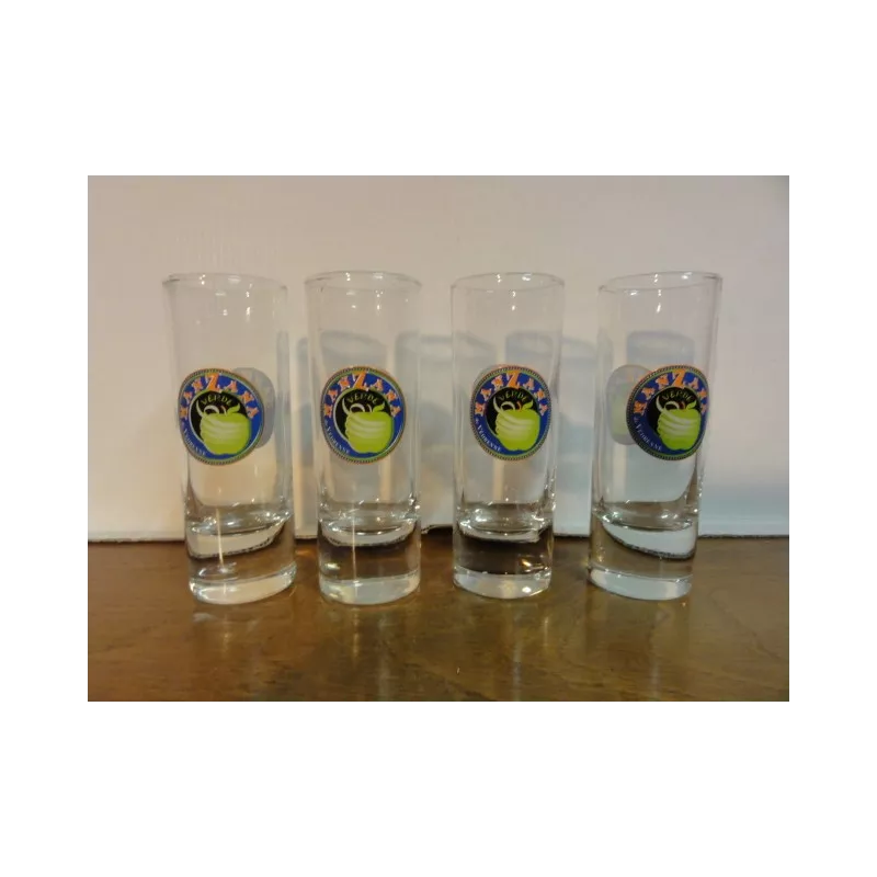 4 VERRES  MINI MANZANA 7CL 