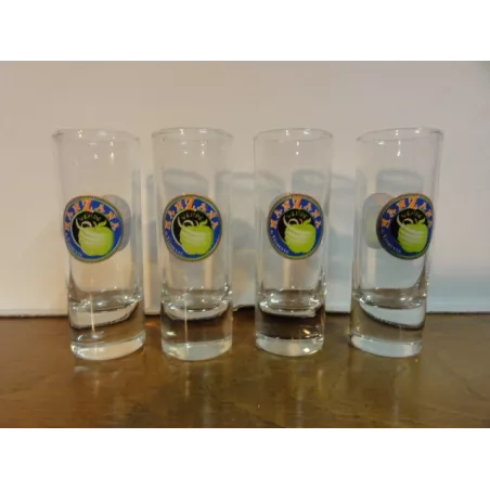 4 VERRES  MINI MANZANA 7CL 