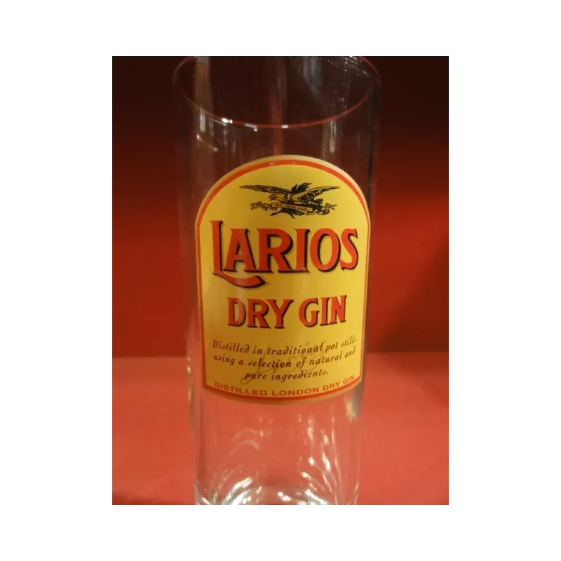 6 VERRES  GIN LARIOS  22CL HT 15CM