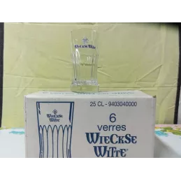 boite de 6 wieckse witte   25cl 