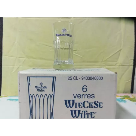 6 VERRES WIECKSE WITTE 25 CL