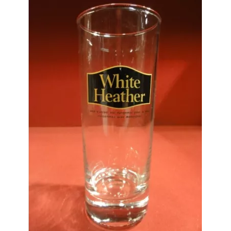 6 VERRES WHITE  HEATHER 22CL HT.14CM