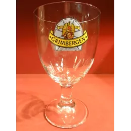 6 VERRES GRIMBERGEN 33CL LOGO BLEU 