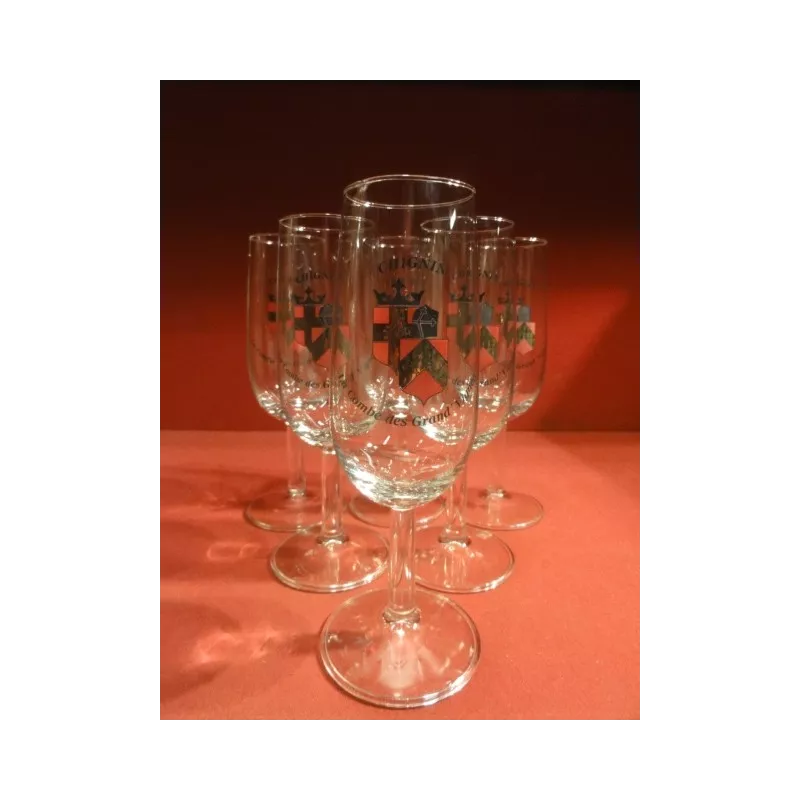 6 VERRES  CHIGNIN  SAVOIE  17CL