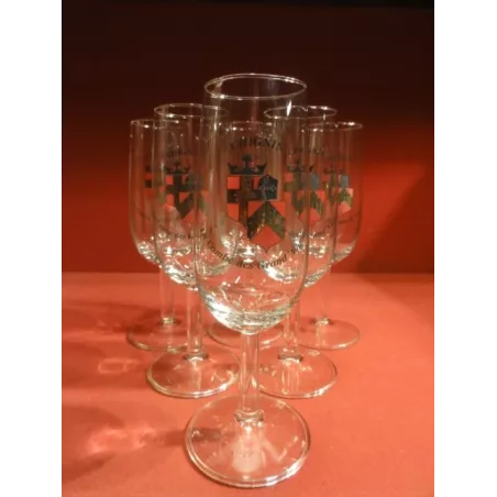 6 VERRES  CHIGNIN  SAVOIE  17CL