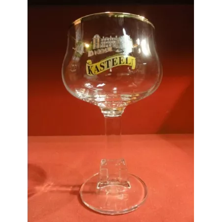 6 VERRES  KASTEEL  33CL  PIED CHATEAU 