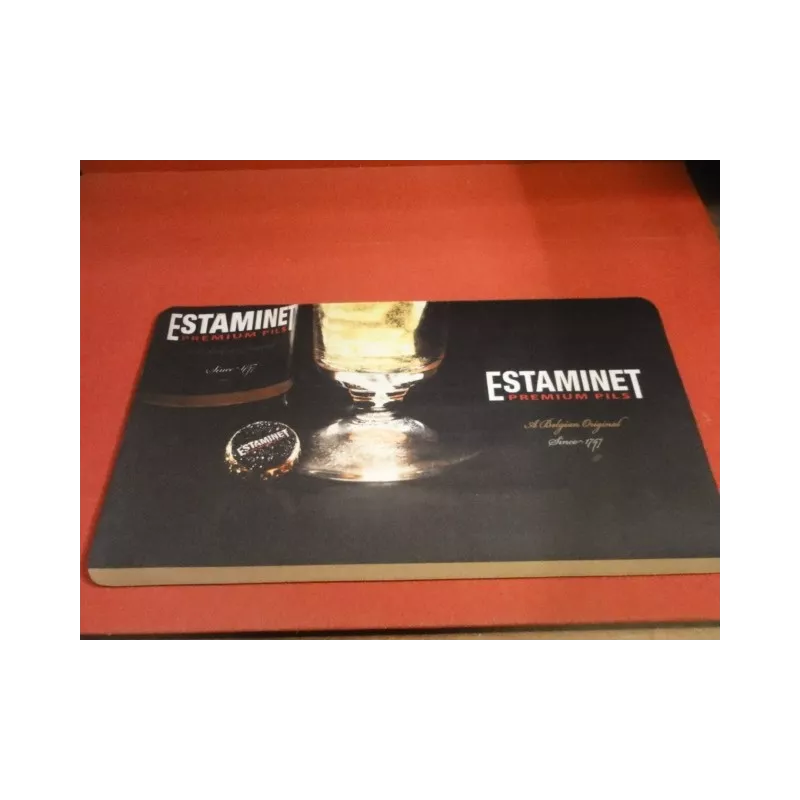 1 TAPIS DE BAR  ESTAMINET PILS