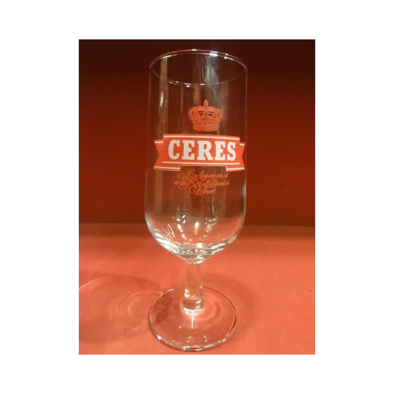 1 VERRE CERES  A PIED 25 CL 