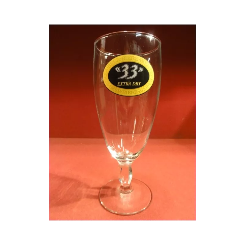 1 VERRE " 33 " EXTRA DRY 25CL