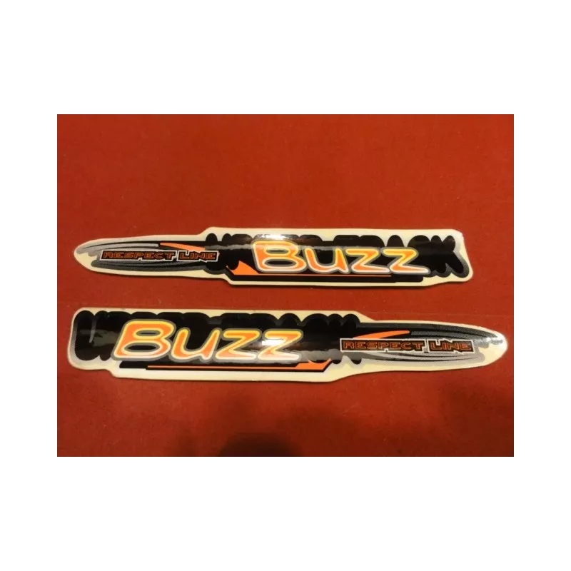 2 STIKERS BUZZ  VTT CROSS 