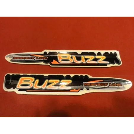 2 STIKERS BUZZ  VTT CROSS 