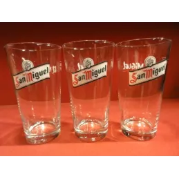 3 VERRES  SAN MIGUEL 