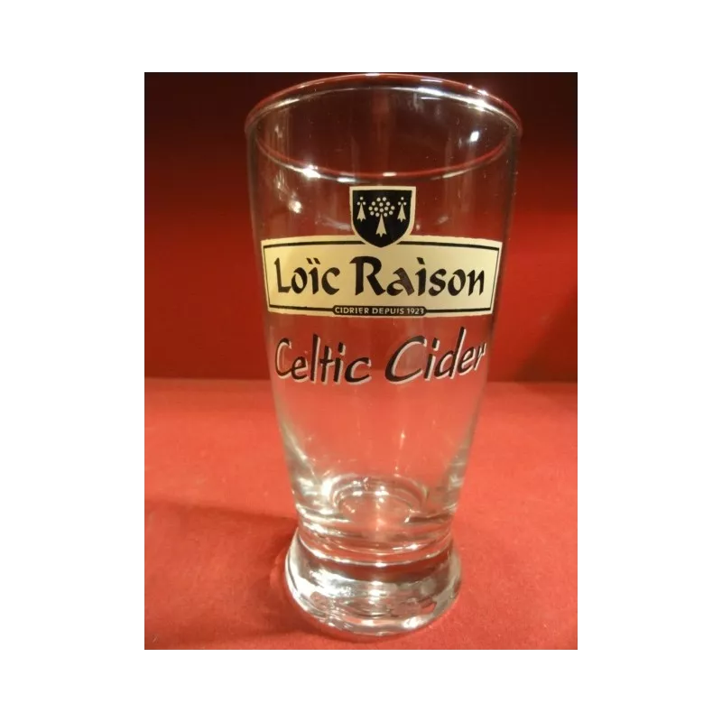 6 VERRES  CIDRE  LOIC RAISON 25 CL