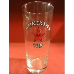 1 VERRE  EMAILLE HEINEKEN 30CL