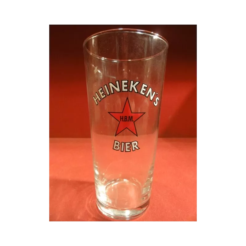 1 VERRE  EMAILLE HEINEKEN 30CL