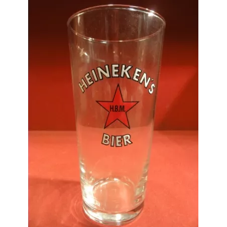 1 VERRE  EMAILLE HEINEKEN 30CL