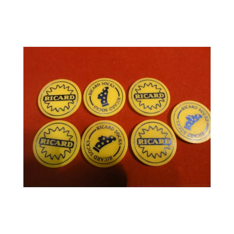 7 JETONS RICARD 7 JETONS RICARD