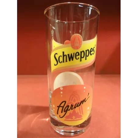 6 VERRES SCHWEPPES  AGRUM 25CL