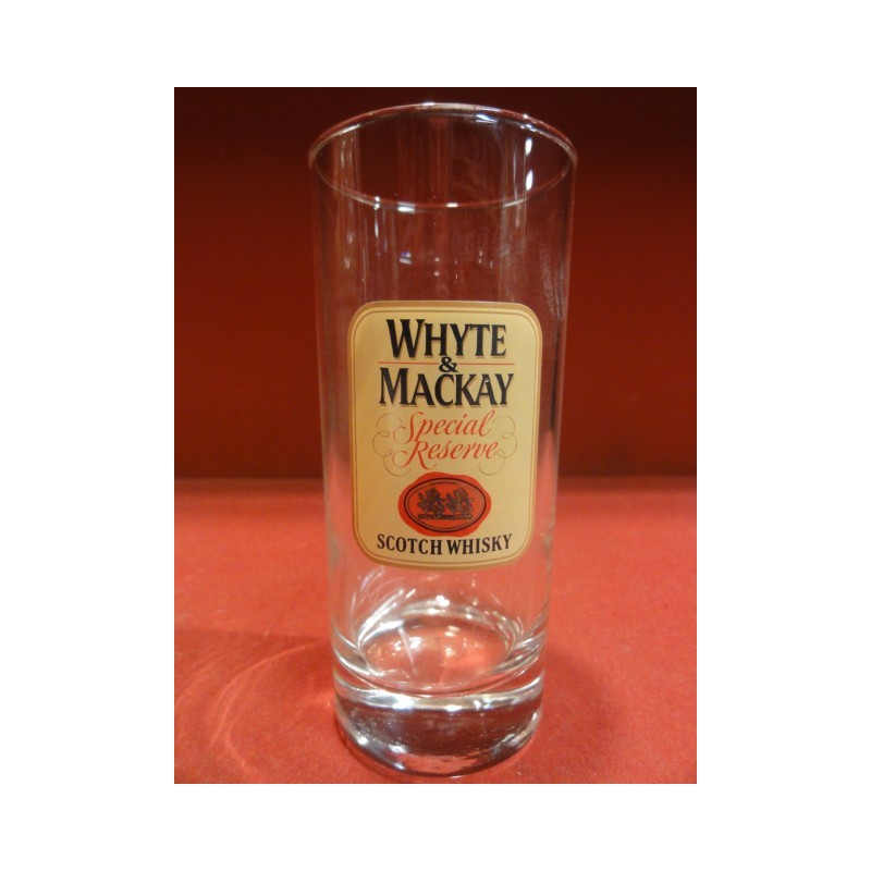 6 VERRES WHISKY WHYTE MACKAY 17CL