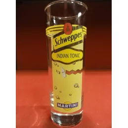 6 VERRES SCHWEPPES INDIAN TONIC 