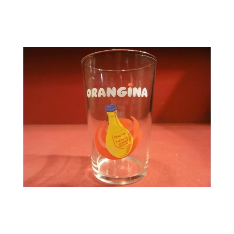 1 VERRE ORANGINA HT 9.80 CM