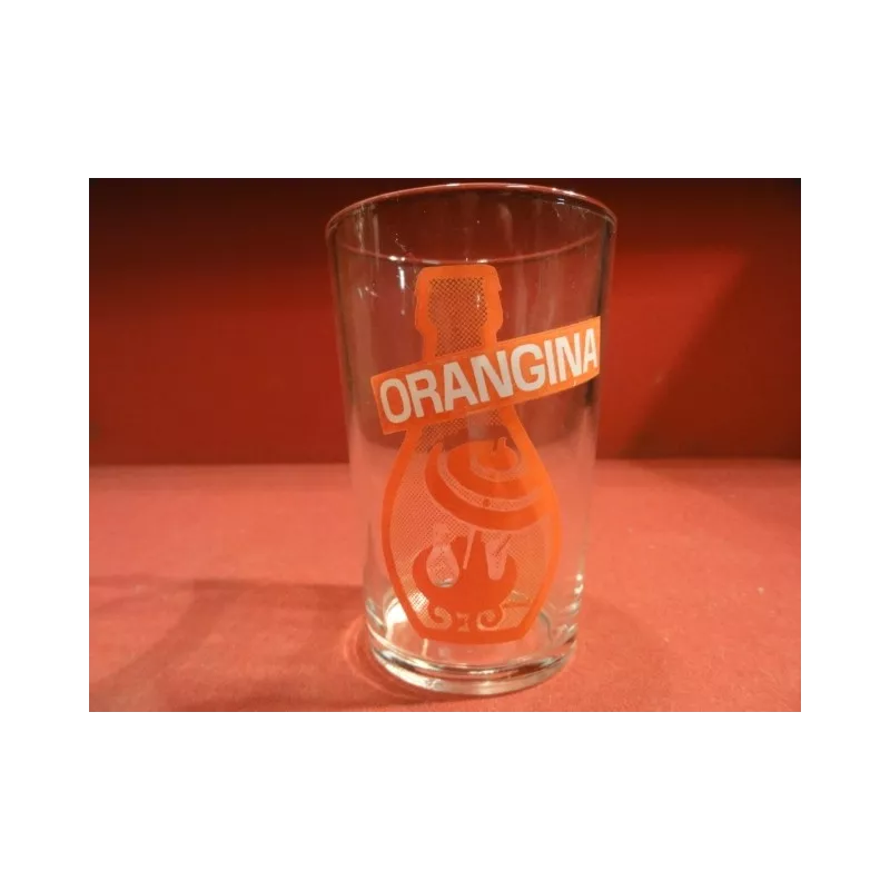 1 VERRE ORANGINA HT 9.80CM