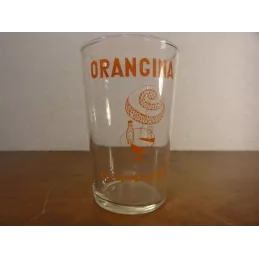 1 VERRE ORANGINA  HT 10.60CM