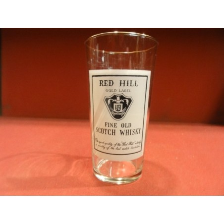 1 VERRE WHISKY  RED HILL