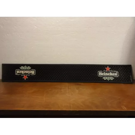 Tapis De Bar En PVC - Dimensions 45x30x0,8 Cm - Noir, Antidérapant Et Facile à Nettoyer - Pour Bar, Cuisine, Réception