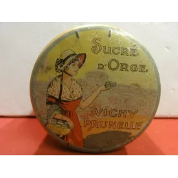 1 BOITE  SUCRE D'ORGE VICHY PRUNELLE 