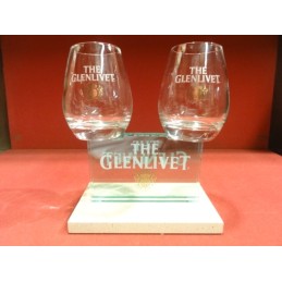 2 VERRES  THE GLENLIVET HT 9CM