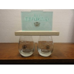 2 VERRES  THE GLENLIVET HT 9CM