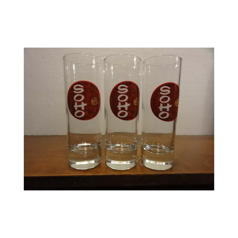 3 VERRES SOHO  22CL